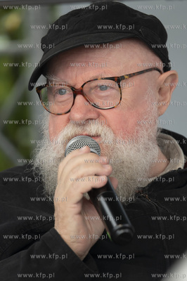 Gdynia, Bulwar Nadmorski. Plener Literacki. Nz. spotkanie...