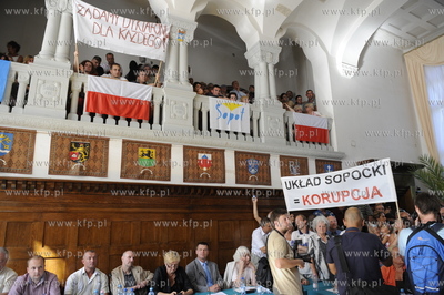 Sesja Rady Miasta Sopotu. Spotkanie dotyczylo glownie...