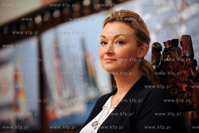 Sopot, Urzad Miasta. Spotkanie dziennikarki, podrozniczki...