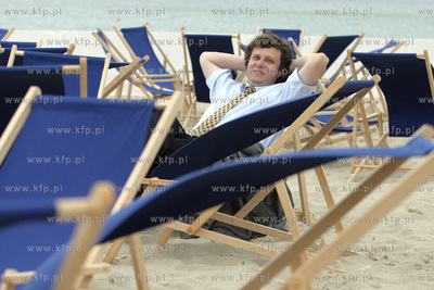 Jacek Karnowski - prezydent kurortu Sopot.
14.07.2004
fot....