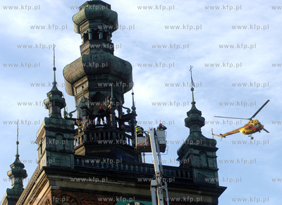 Pozar kosciola sw. Katarzyny w Gdansku. 22.05.2006...