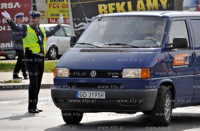 Gdansk. Skrzyzowanie ul. Lostowickiej, Kartuskiej i...