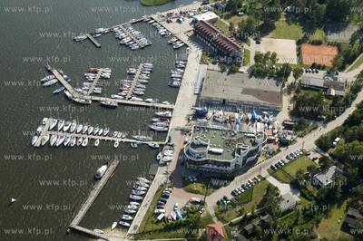 Gdansk z lotu ptaka. Narodowe Centrum  Zeglarstwa na...
