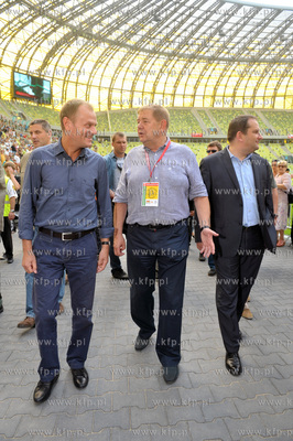 Dzien otwarty nowego gdanskiego stadionu PGE Arena,...
