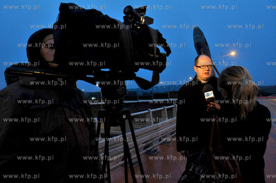 Gdansk. Uroczyste oddanie do ruchu Trasy W-Z laczacej...