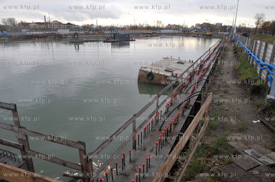 Prace na budowie Muzeum II Wojny Swiatowej w Gdansku....