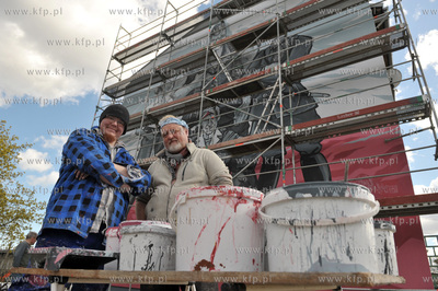 Nowy murales Zolnierze Wykleci autorstwa artystow Rafala...