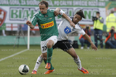 Gdansk. Mecz o mistrzostwo Ekstraklasy Lechia Gdansk...