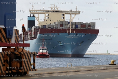 Najwiekszy kontenerowiec swiata Maersk Mc-Kinney Moller...