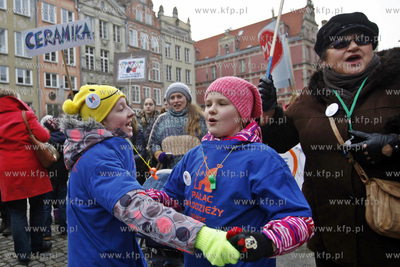 Demonstracja w obronie Pałacu Młodzieży w Gdańsku.
31.01.2015
fot....