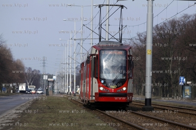 Gdańsk. Tramwaj linii nr 3 ( Duewag N8C z Dortmundu...