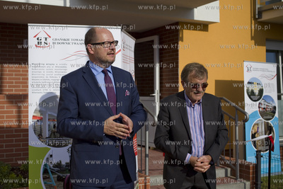 Gdańsk Letnica. Uroczystość oddania nowego budynku...