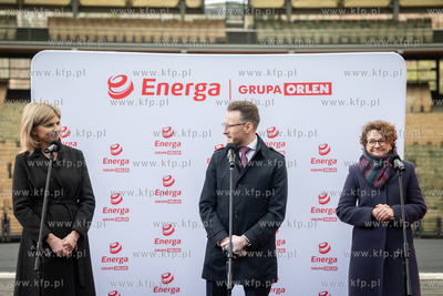 Sopot. Opera Leśna. Konferencja prasowa podczas której...