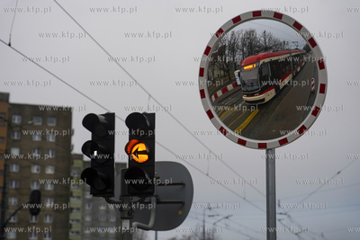 Tymczasowy tramwajowy przystanek końcowy na ul. Głębokiej,...