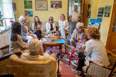 Przyjęcie z okazji 103. urodzin pani Krystyny Ramułt...