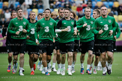 Gdynia. Stadion Miejski. Otwarty dla publicznosci trening...
