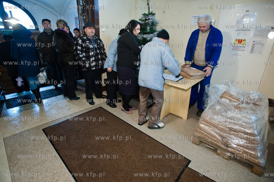 Gdansk. Urzad Miasta przy ul. 3 Maja. Akcja darmowego...