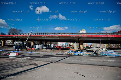 Gdynia. Skrzyzowanie ul. Morskiej i zjazdu z Estakady...