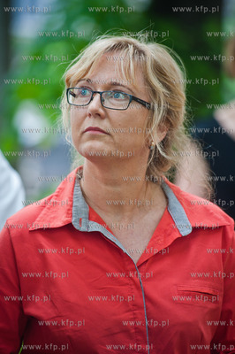 Gdansk. Placyk przy ul. Stajennej. Otwarcie wystawy...