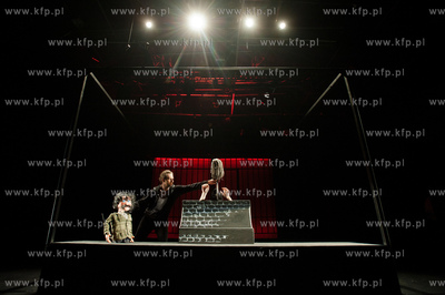 Gdansk. Teatr Wybrzeze. Scenie Malarnia. Proba medialna...