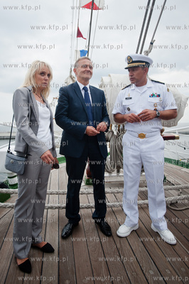 Gdynia. Wizyta prezydenta miasta Gdyni Wojciecha Szczurka...