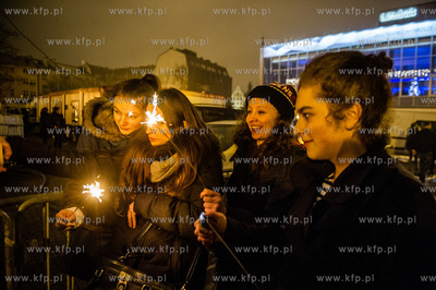 Zabawa sylwestrowa na Targu Weglowym w Gdansku.
31.12.2014
fot....