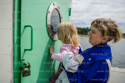 Gdansk. Uroczystosc otwarcia Falochronu Zachodniego...