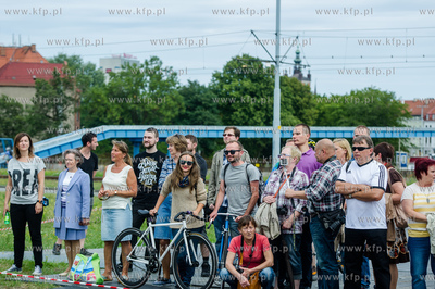 Gdansk. Skrzyzowanie ul. 3 Maja i Armii Krajowej. Pozegnalne...