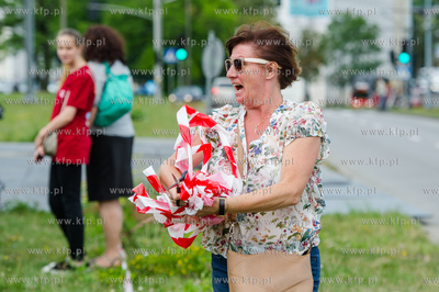 Gdansk. Skrzyzowanie ul. 3 Maja i Armii Krajowej. Pozegnalne...