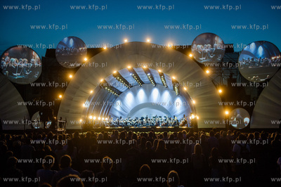 Gdansk. Scena Plenerowa Polskiej Filharmonii Baltyckiej....