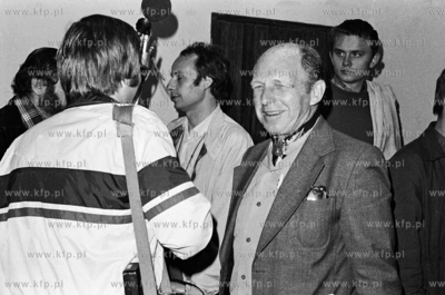 Strajk w Stoczni Gdanskiej im. Lenina Nz. Tony Halik...