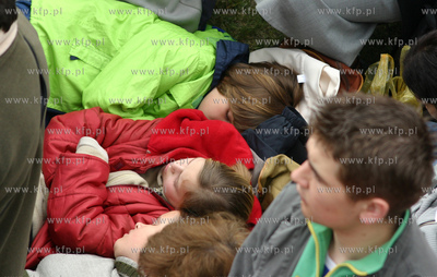 Wizyta papieza Benedykta XVI w Polsce. Tlum wiernych...