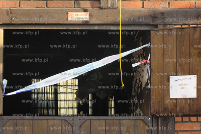 Reda k/Wejherowa. Stadnina Koni Pegaz po pozarze, w...