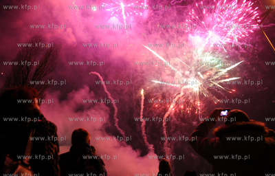 Gdynia. Skwer Kosciuszki. Mieszkancy Gdyni swietuja...
