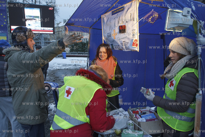 Lwow. Ukraina. Pokojowe demonstracje antyrzadowe na...