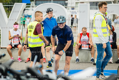 Enea IRONMAN Gdynia 2023. Na zdjęciu wiceprezydent...