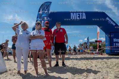 Wyścig pływacki dookoła mola w Sopocie. 20.07.2024....