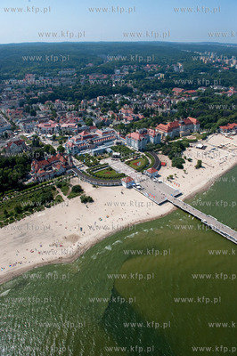 Sopot z lotu ptaka. 28.06.2009 fot. Kacper Kowalski...
