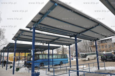 Dworzec autobusowy w Kartuzach. 19.01.2010 Fot. Maciej...