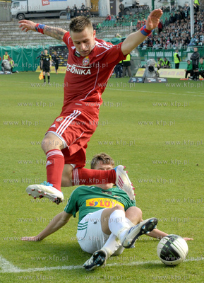 Mecz pilkarski ekstraklasy Lechia Gdansk - Wisla Krakow...