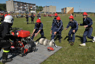 Zawody jednostek  Ochotniczych Strazy Pozarnej gminy...