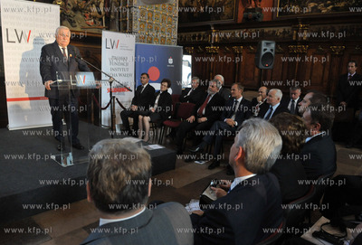 Gdansk, Dwor Artusa. Byly Prezydent Brazylii, Luiz...