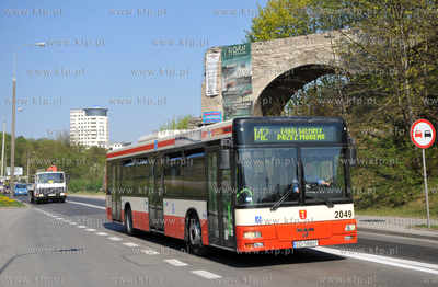 Ulica Slowackiego w Gdansku na pograniczu Wrzeszcza...