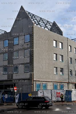 Budowa hotelu Ibis w Gdansku pomiedzy ul. Lagiewniki,...