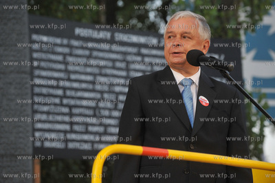 Uroczystosci rocznicy podpisania porozumien sierpniowych...