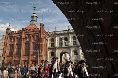 Gdańsk. Plac między Złotą Bramąi Katownią. Historyczna...