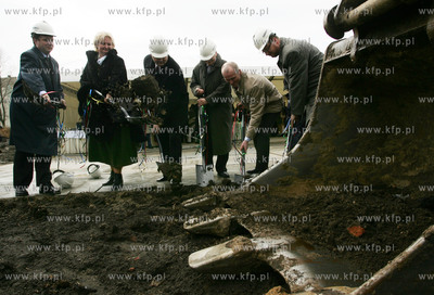 Granica Sopotu i Gdanska. Uroczyste rozpoczecie budowy...