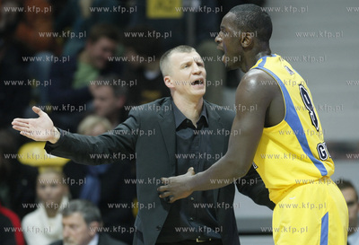 Gdynia. Polska Liga Koszykowki. Mecz Asseco Prokom...