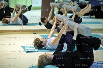 Zajecia pilates grupy gdynskiego Centrum Aktywnosci...