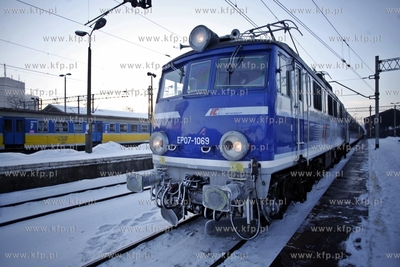 Gdansk. Dworzec Glowny PKP. Strajk kolejarzy.
25.01.2013
fot....